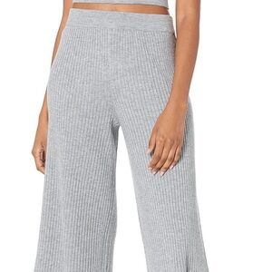 The Drop Women's Catalina Pull-on Rib Sweater Pant Wide-Leg Pants Sz M
